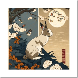 Happy Chinese New Year 2023 Year Of The Rabbit Posters and Art